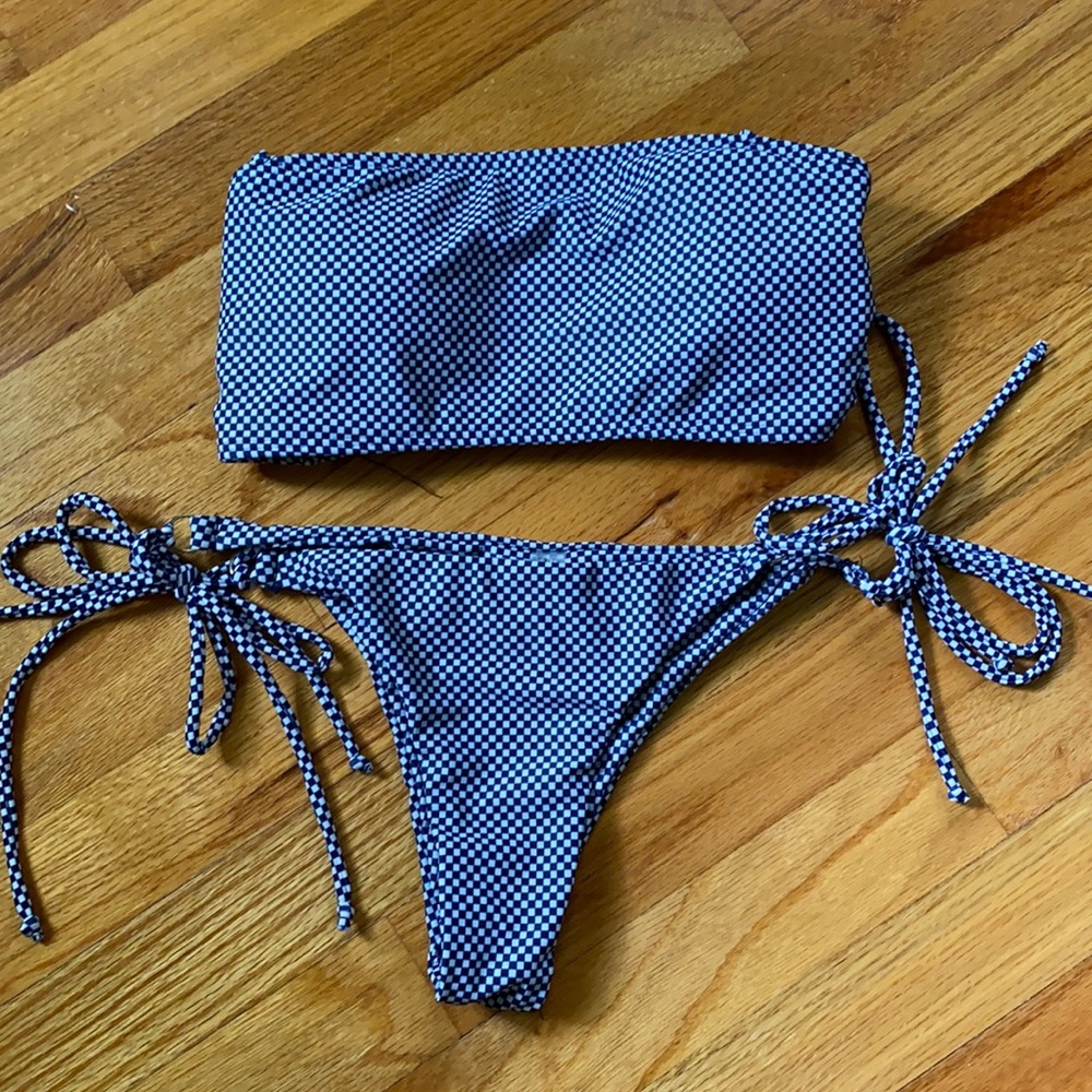 Zaful Strapless Cheeky Bikini Size Small